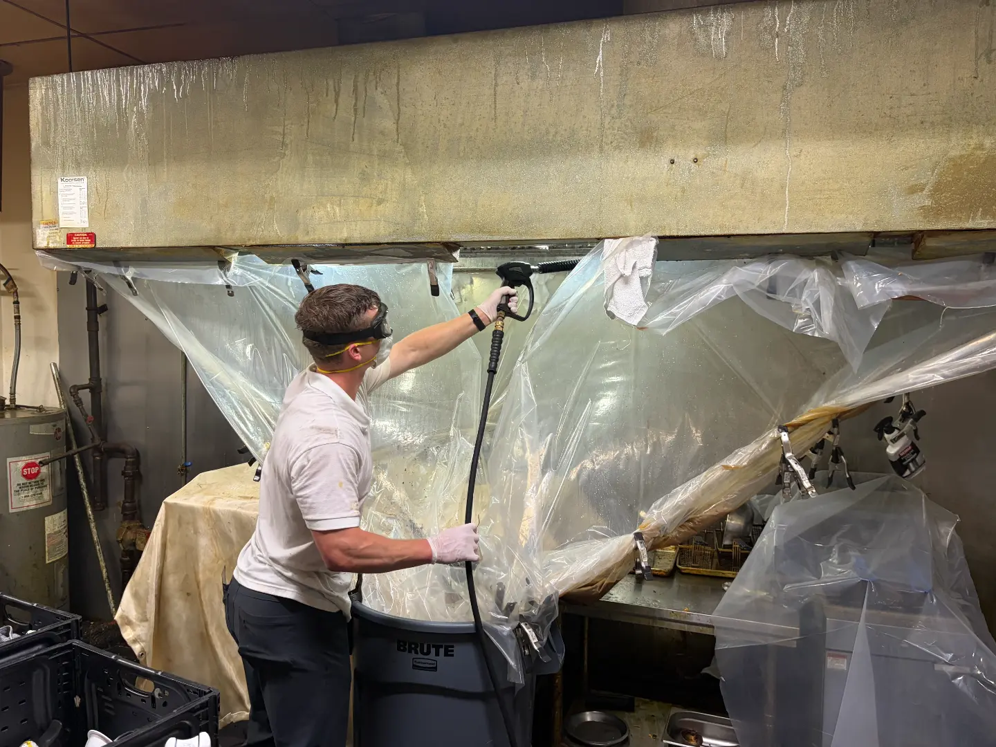 Philly Burgers · vent hood clean