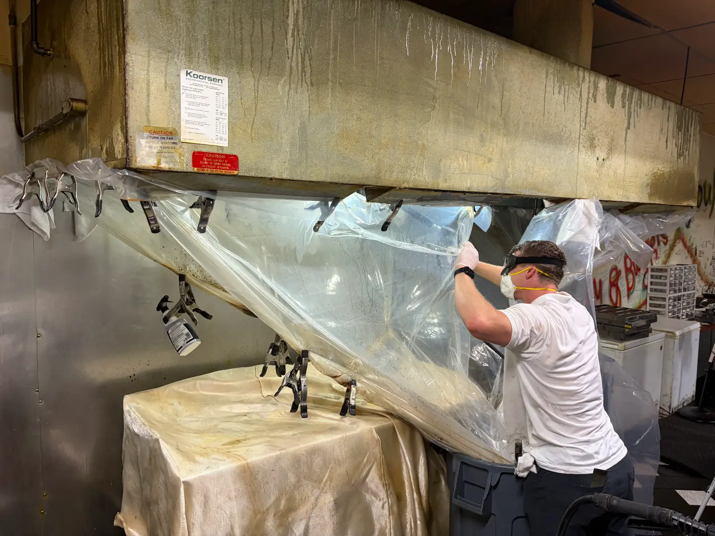 Philly Burgers · vent hood clean