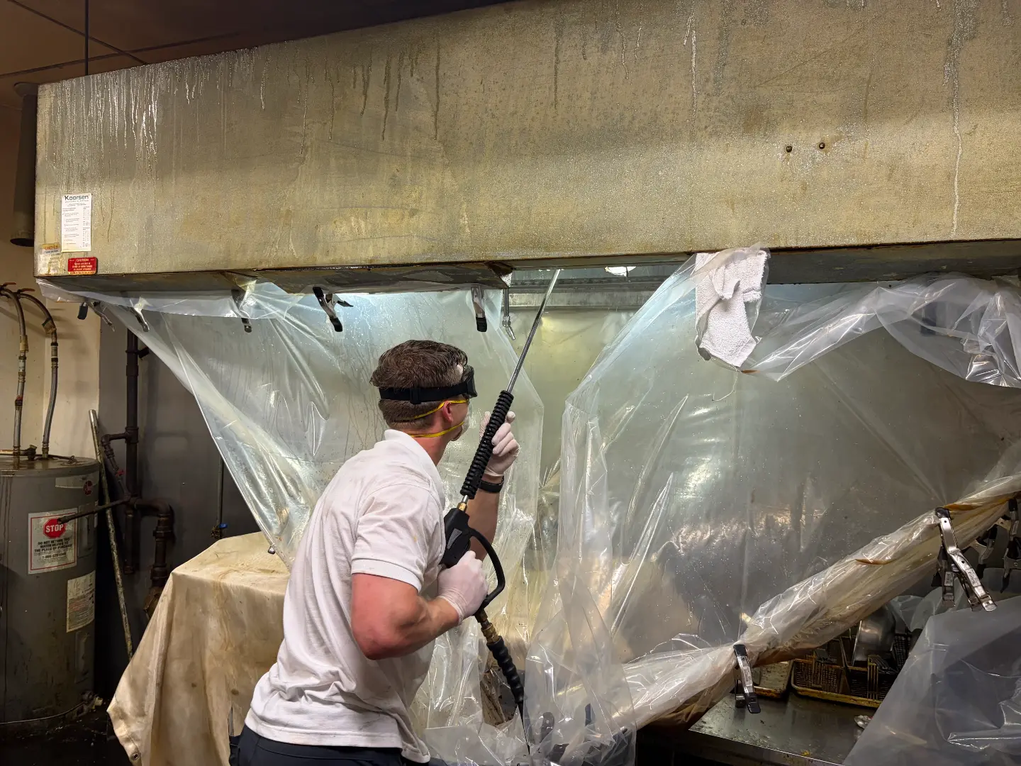 Philly Burgers · vent hood clean
