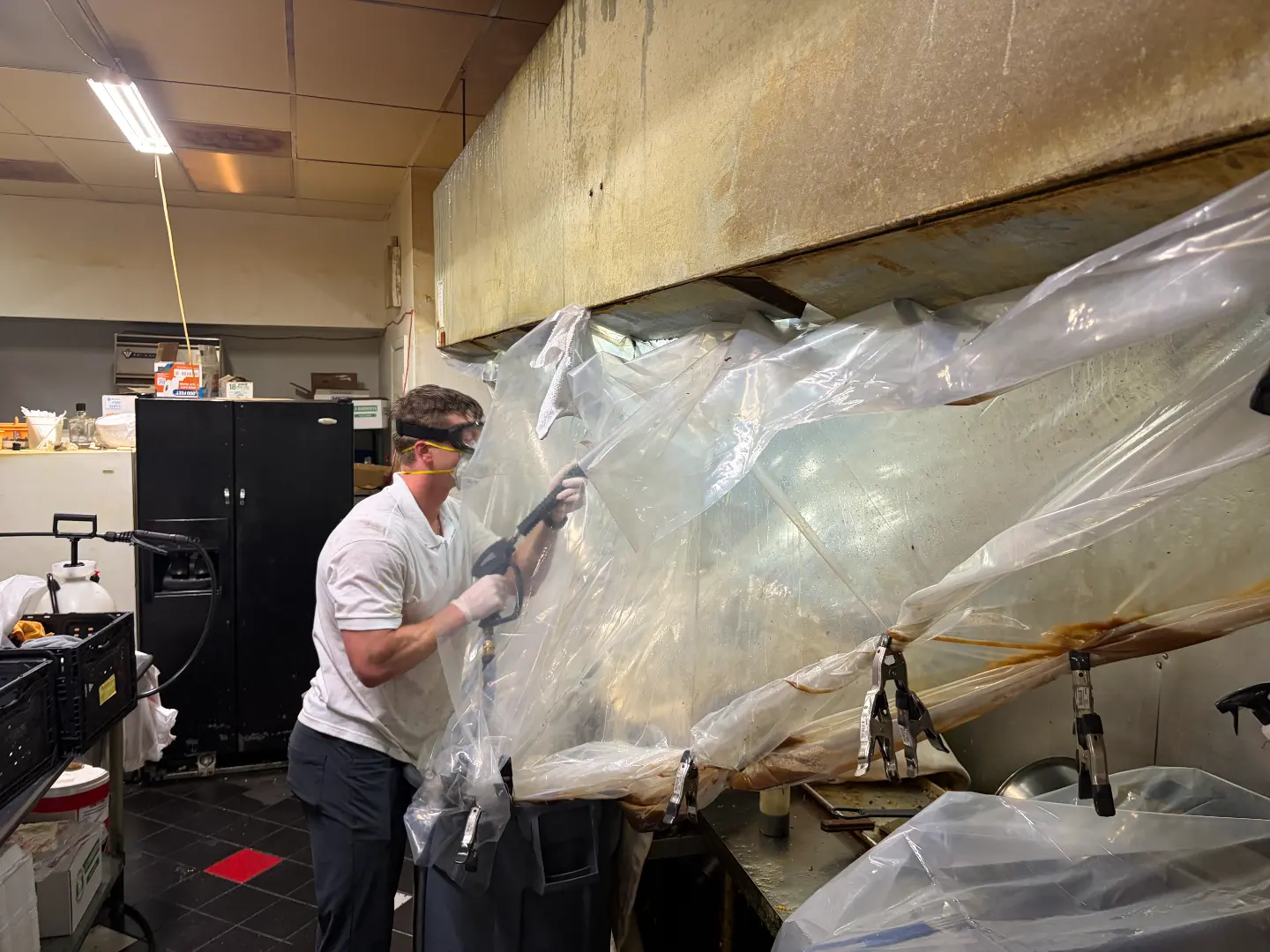 Philly Burgers · vent hood clean