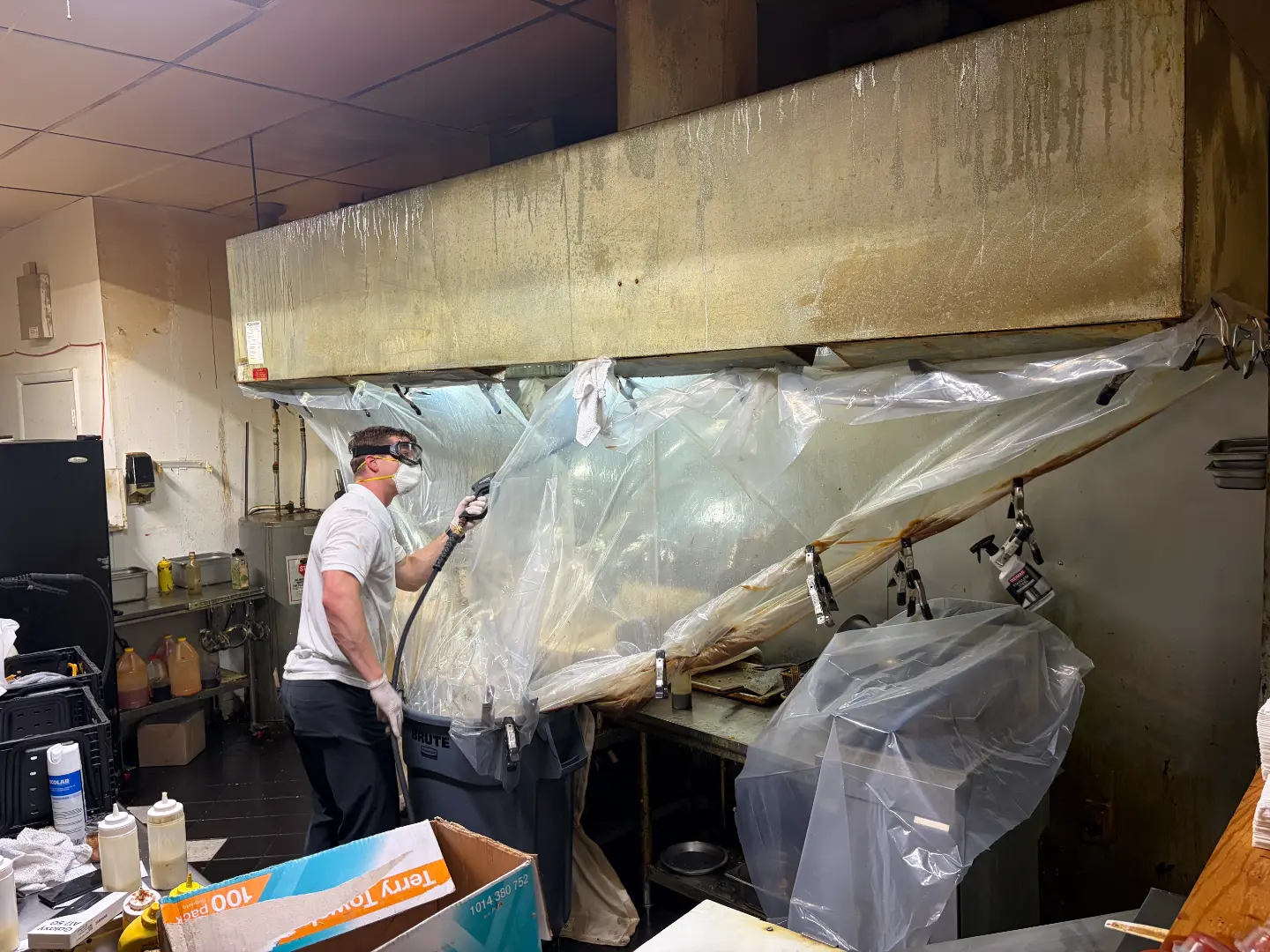 Philly Burgers · vent hood clean