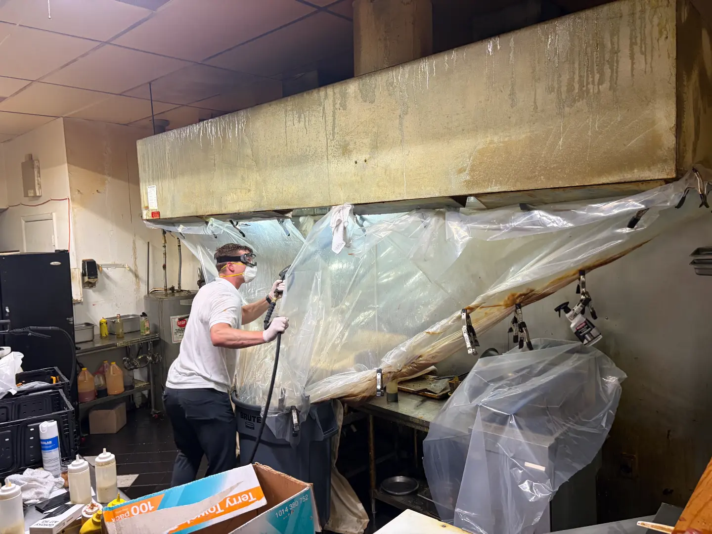Philly Burgers · vent hood clean