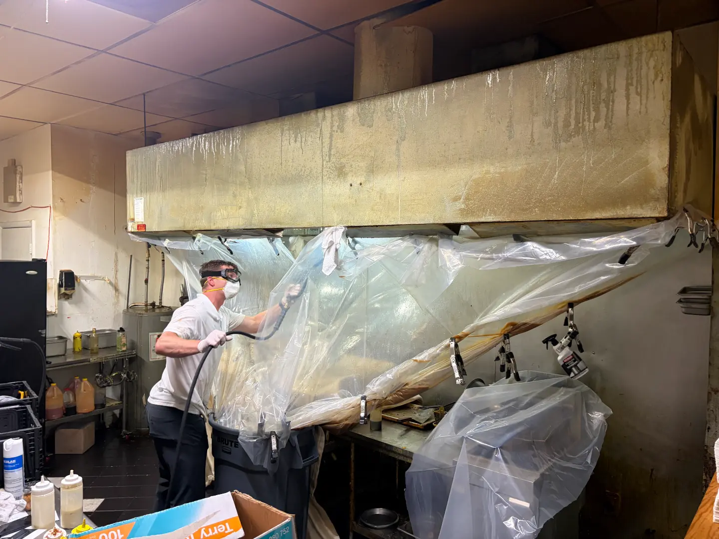 Philly Burgers · vent hood clean