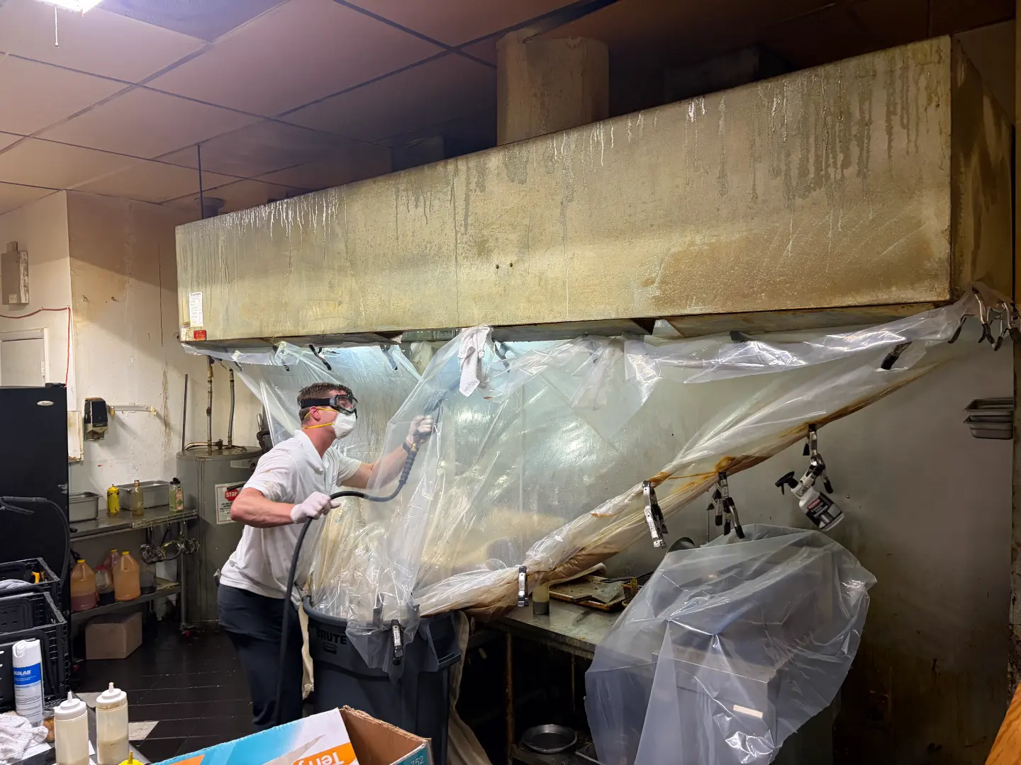 Philly Burgers · vent hood clean
